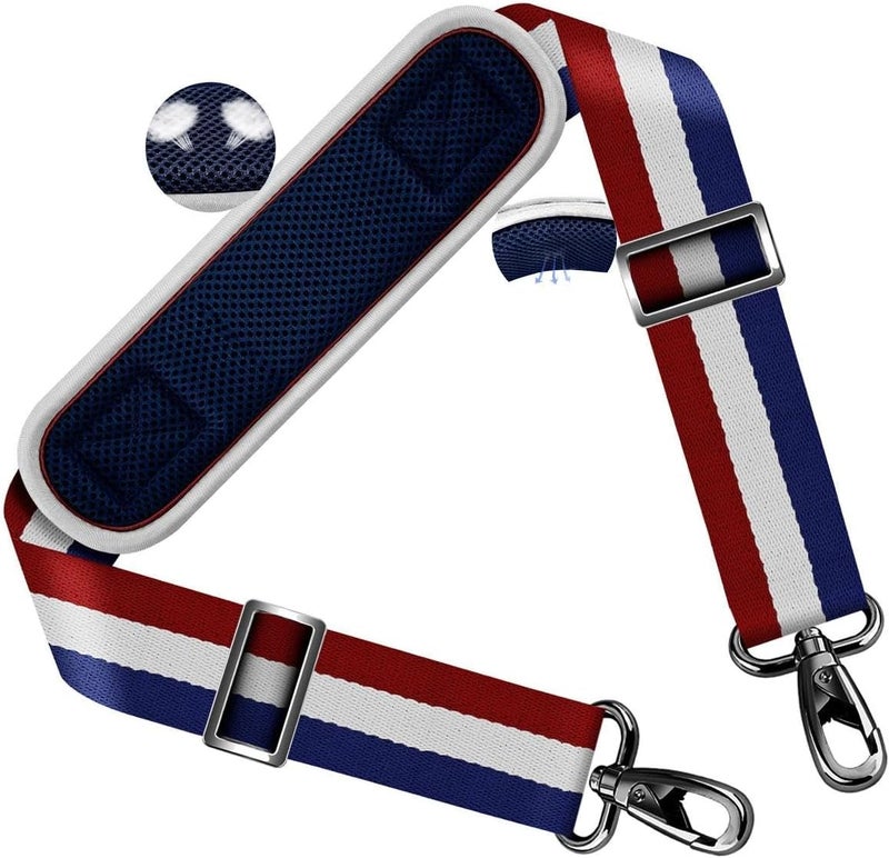 ZINZ Shoulder Strap 58" Ultra-Thick Fixed Padded and Adjustable Buckles Crossbody Strap for Briefcase Laptop Bag Luggage - Image 1